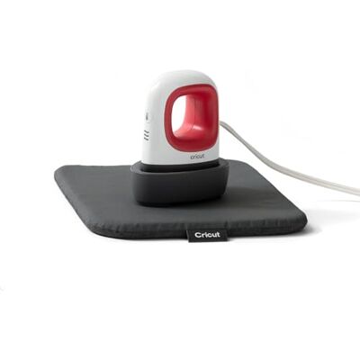 Cricut EasyPress mini prasa termiczna + mata do prasowania termicznego – do wyciskania małych przedmiotów, takich jak buty, wypchane zwierzęta, czapki i nie tylko, 3 ustawienia temperatury i Cricut EasyPress mini prasa termiczna + mata do prasowania termicznego – do wyciskania małych przedmiotów, takich jak buty, wypchane zwierzęta, czapki i nie tylko, 3 ustawienia temperatury i