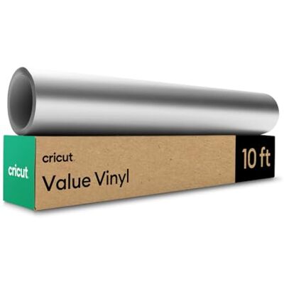 Cricut Value Winyl – matowy, srebrny – 30,5 cm x 304,8 cm Cricut Value Winyl – matowy, srebrny – 30,5 cm x 304,8 cm
