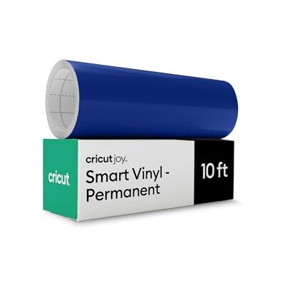 Cricut Smart Vinyl trwały, niebieski (Ocean Blue), 14 cm x 3 m (1) Cricut Smart Vinyl trwały, niebieski (Ocean Blue), 14 cm x 3 m (1)