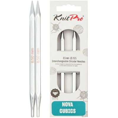 KnitPro Nova Cuba wymienne specjalne końcówki igły okrągłe 6,50 mm 1 Sztuck KnitPro Nova Cuba wymienne specjalne końcówki igły okrągłe 6,50 mm 1 Sztuck