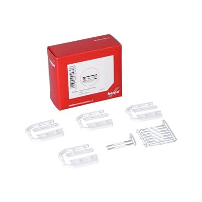 Herpa KRONE, 8 x biały zderzak tylny, 1:87, tworzywo sztuczne Herpa KRONE, 8 x biały zderzak tylny, 1:87, tworzywo sztuczne