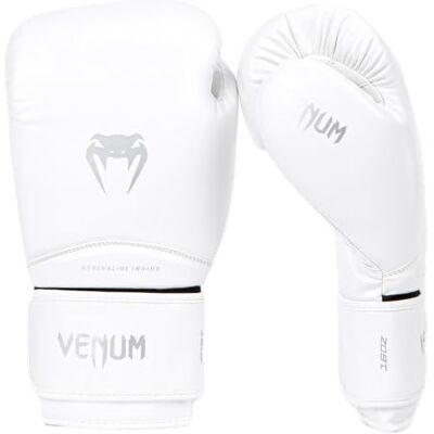 VENUM-XTEFG Venum, Rękawice bokserskie Contender 1.5, dla dorosłych, 16 Oz, Białe/Srebrne VENUM-XTEFG Venum, Rękawice bokserskie Contender 1.5, dla dorosłych, 16 Oz, Białe/Srebrne