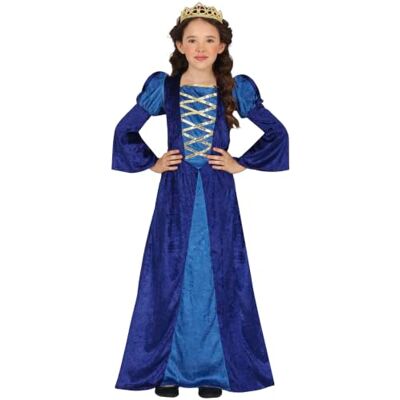 FIESTAS GUIRCA FAKTY GUIRCA Kostium Królowa Średniowieczna Dziewczyna Kostium Księżniczka Niebieski Dziecko Dziewczyna FIESTAS GUIRCA FAKTY GUIRCA Kostium Królowa Średniowieczna Dziewczyna Kostium Księżniczka Niebieski Dziecko Dziewczyna