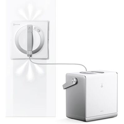 ECOVACS WINBOT W2S Omni robot do mycia okien ze stacją wielofunkcyjną, inteligentne czyszczenie typu "Bis-to-to-den-edge", ładowanie podczas pracy, trzy dysze wodne, 12-stopniowa ochrona ECOVACS WINBOT W2S Omni robot do mycia okien ze stacją wielofunkcyjną, inteligentne czyszczenie typu "Bis-to-to-den-edge", ładowanie podczas pracy, trzy dysze wodne, 12-stopniowa ochrona