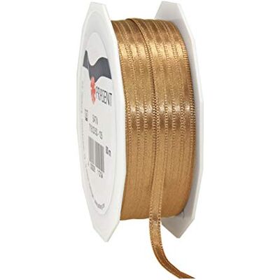 PRÄSENT Wstążka, Złoty, 3 mm 50 m PRÄSENT Wstążka, Złoty, 3 mm 50 m