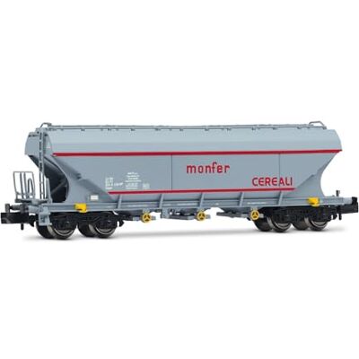 ARNOLD HN6709 Fs, Wagon Samowyładowczy Typu Uagpps, Malowanie Monfer, Szary z Czerwonymi Pasami, Nowe Napisy, Ep. Vi Wagony Towarowe ARNOLD HN6709 Fs, Wagon Samowyładowczy Typu Uagpps, Malowanie Monfer, Szary z Czerwonymi Pasami, Nowe Napisy, Ep. Vi Wagony Towarowe