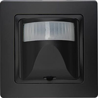 Kopp HK05 – INFRAcontrol T 180°, kompletne urządzenie z ramką maskującą, przełącznik ruchu na podczerwień, urządzenie 2-przewodowe, 40 – 400 W, czarny matowy 808150017 Kopp HK05 – INFRAcontrol T 180°, kompletne urządzenie z ramką maskującą, przełącznik ruchu na podczerwień, urządzenie 2-przewodowe, 40 – 400 W, czarny matowy 808150017