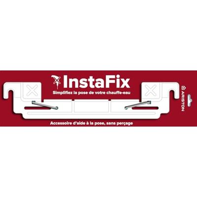 Ariston INSTAFIX, uniwersalny uchwyt do elektrycznego podgrzewacza wody, pomoc w montażu bez wiercenia, zaprojektowany i wyprodukowany do instalacji we Francji. z mocowaniem ściennym podgrzewaczem Ariston INSTAFIX, uniwersalny uchwyt do elektrycznego podgrzewacza wody, pomoc w montażu bez wiercenia, zaprojektowany i wyprodukowany do instalacji we Francji. z mocowaniem ściennym podgrzewaczem