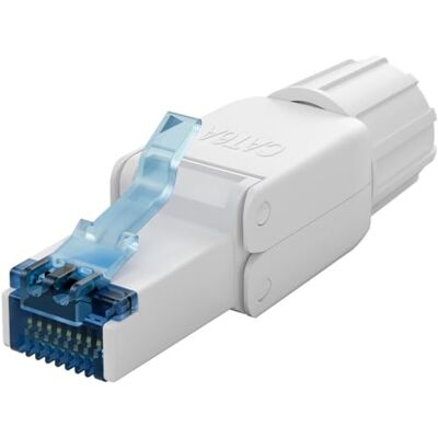 goobay 65941 CAT6A RJ45 wtyczka sieciowa 10 Gb/montaż bez użycia narzędzi/wtyczka CAT 6A UTP z pozłacanymi stykami goobay 65941 CAT6A RJ45 wtyczka sieciowa 10 Gb/montaż bez użycia narzędzi/wtyczka CAT 6A UTP z pozłacanymi stykami