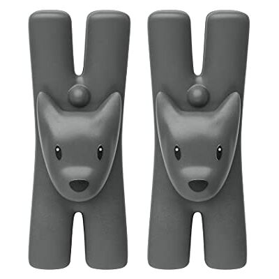 Alessi Giampo, zestaw 2 MOLLETTE Nero, termoplastyczna żywica, wielokolorowa, One Size Alessi Giampo, zestaw 2 MOLLETTE Nero, termoplastyczna żywica, wielokolorowa, One Size