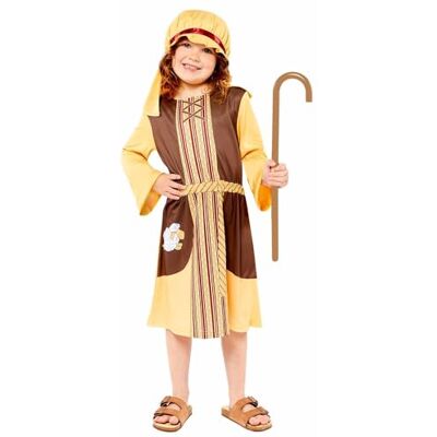 Amscan - Schäferin Mädchenkostüm - Żółty - 3-4 lata - Costume Amscan - Schäferin Mädchenkostüm - Żółty - 3-4 lata - Costume