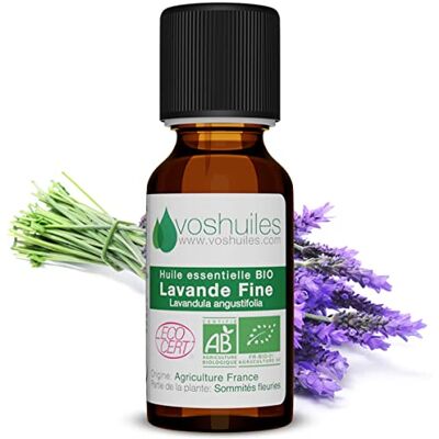voshuiles Organiczny olejek eteryczny z cienkiej lawendy 20ml voshuiles Organiczny olejek eteryczny z cienkiej lawendy 20ml