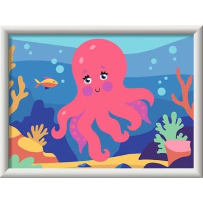 Ravensburger CreArt, Malen nach Zahlen Kinder Neon Oktopus Ravensburger CreArt, Malen nach Zahlen Kinder Neon Oktopus