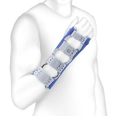 BAUERFEIND ManuLoc® długa orteza nadgarstka z dłuższą dźwignią 0 tytan BAUERFEIND ManuLoc® długa orteza nadgarstka z dłuższą dźwignią 0 tytan