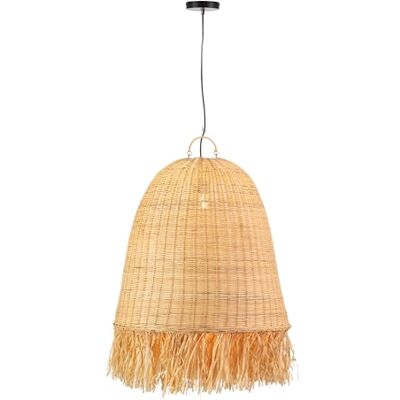 AlexandreHouse LAMPARA DE TECHO 60 x 60 x 60/200 ratan/naturalny jedwab AlexandreHouse LAMPARA DE TECHO 60 x 60 x 60/200 ratan/naturalny jedwab