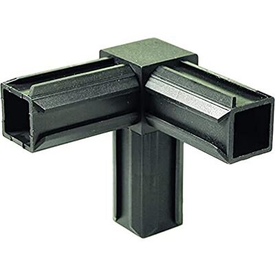 Alberts 859817 Łącznik do rur XD 90° i z dodatkowym odejściem prostopadłym tworzywo sztuczne, czarny 20 x 20 x 1,5 mm zestaw 10 szt. Alberts 859817 Łącznik do rur XD 90° i z dodatkowym odejściem prostopadłym tworzywo sztuczne, czarny 20 x 20 x 1,5 mm zestaw 10 szt.