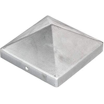 Alberts GAH- 217242 nasadka na słupki drewniane, wysoki kształt, odlew aluminiowy, niezadrukowana, 120 x 120 mm Alberts GAH- 217242 nasadka na słupki drewniane, wysoki kształt, odlew aluminiowy, niezadrukowana, 120 x 120 mm
