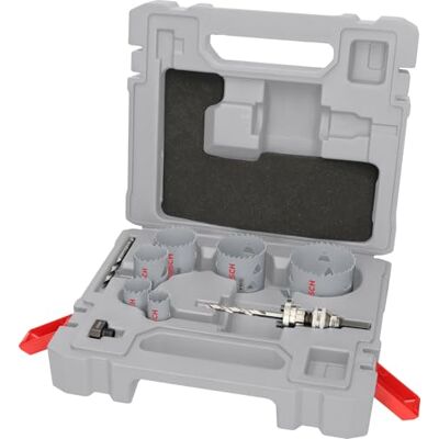 Bosch 15x Zestaw pił otwornic PRO Multi Material do Miękkie drewno, Płyta gipsowo-kartonowa, Ø 20, 22, 25, 32, 35, 40, 44, 51, 60, 64, 76 mm, Akcesoria Wiertarki Bosch 15x Zestaw pił otwornic PRO Multi Material do Miękkie drewno, Płyta gipsowo-kartonowa, Ø 20, 22, 25, 32, 35, 40, 44, 51, 60, 64, 76 mm, Akcesoria Wiertarki