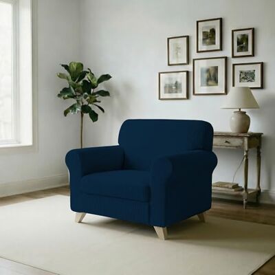 Italian Bed Linen MB Home Basic Iris rozkładana sofa elastyczna, Niebieska (Ciemna), 1 miejsce, 80 do 100 cm Italian Bed Linen MB Home Basic Iris rozkładana sofa elastyczna, Niebieska (Ciemna), 1 miejsce, 80 do 100 cm