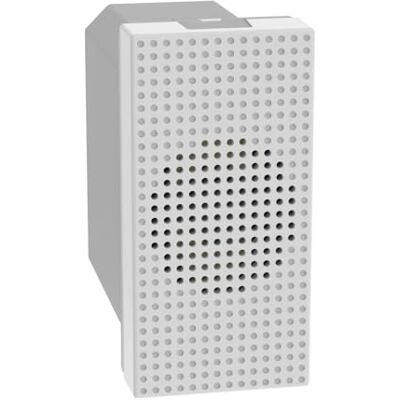 Bticino MatixGO 1 moduł głośnika dźwiękowego biały SJW4351V12F brąz dzwonek 12Vac, 5VA, 80dB Bticino MatixGO 1 moduł głośnika dźwiękowego biały SJW4351V12F brąz dzwonek 12Vac, 5VA, 80dB