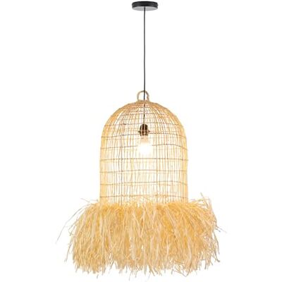 AlexandreHouse LAMPARA DE TECHO 40 x 40 x 55/200 SISAL BLANCO AlexandreHouse LAMPARA DE TECHO 40 x 40 x 55/200 SISAL BLANCO