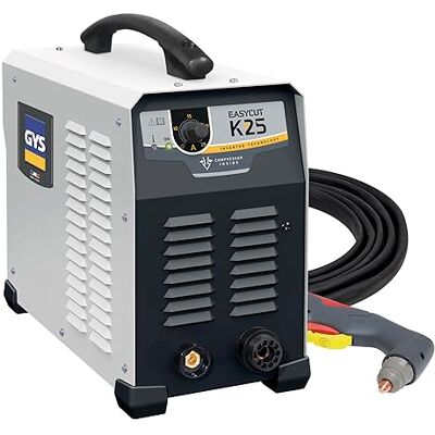 GYS EASYCUT K25 DECIATOR PLASMA INWERTER 230V W zestawie z pochodnią i kablem masowym GYS EASYCUT K25 DECIATOR PLASMA INWERTER 230V W zestawie z pochodnią i kablem masowym