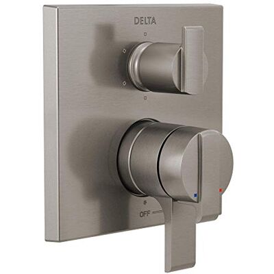 DELTA FAUCET T27967-SS, stal nierdzewna, kątowy, nowoczesny monitor serii 17, wykończenie zaworu z 6-stopniowym wbudowanym przełącznikiem DELTA FAUCET T27967-SS, stal nierdzewna, kątowy, nowoczesny monitor serii 17, wykończenie zaworu z 6-stopniowym wbudowanym przełącznikiem