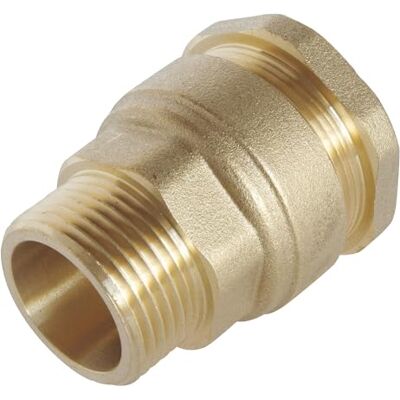 Somatherm - Mosiężny prosty złączka M50/60 - 50/60mm - Złączka do rur Somatherm - Mosiężny prosty złączka M50/60 - 50/60mm - Złączka do rur