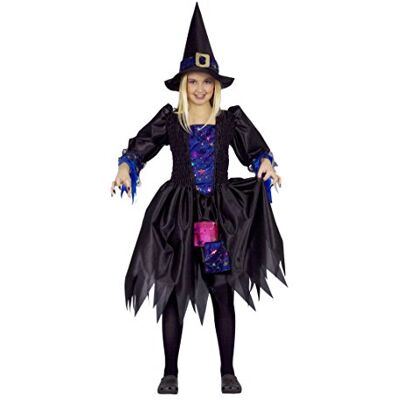 Ciao Witch of the Night costume disguise fancy dress girl (Size 7-10 years) Ciao Witch of the Night costume disguise fancy dress girl (Size 7-10 years)