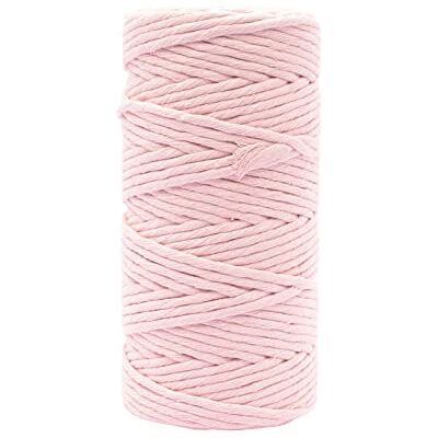 Creative Przędza do makramy 100% jasnoróżowa 3 mm x 100 m Creative Przędza do makramy 100% jasnoróżowa 3 mm x 100 m