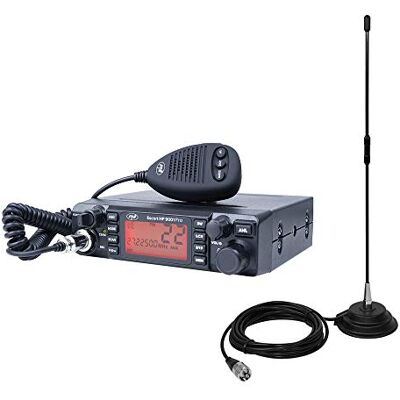 PNI Radio CB Escort HP 9001 PRO ASQ regulowane, AM-FM, 12 V / 24 V, 4 W + antena CB-Extra 40 z magnesem, 30 W, 26-30 MHz, SWR 1,0, włókno szklane PNI Radio CB Escort HP 9001 PRO ASQ regulowane, AM-FM, 12 V / 24 V, 4 W + antena CB-Extra 40 z magnesem, 30 W, 26-30 MHz, SWR 1,0, włókno szklane