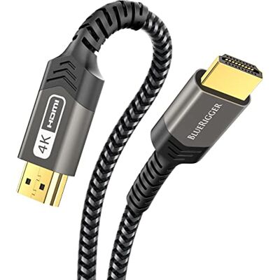 BlueRigger Kabel HDMI 4K (6 m, 4K 60 Hz HDR, wysoka prędkość 18 Gb/s, eARC, nylonowy pleciony kabel) – kompatybilny z PS5, PS4, Xbox, Roku, Apple TV, HDTV, Blu-ray, PC BlueRigger Kabel HDMI 4K (6 m, 4K 60 Hz HDR, wysoka prędkość 18 Gb/s, eARC, nylonowy pleciony kabel) – kompatybilny z PS5, PS4, Xbox, Roku, Apple TV, HDTV, Blu-ray, PC