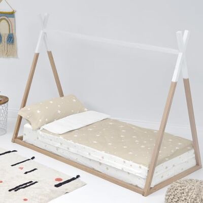 AlexandreHouse Little star Saco nórdico, 105 x 200 cm (Cama 105) Sin relleno Beige AlexandreHouse Little star Saco nórdico, 105 x 200 cm (Cama 105) Sin relleno Beige