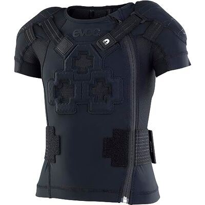 302305100-JS EVOC PROTECTOR JACKET KIDS kurtka ochronna dla dzieci (ochraniacze pleców i ramion LITESHIELD FLEX, wentylacja 3D, zrównoważona produkcja z nylonu MIPAN pochodzącego z recyklingu, rozmiar: JS), czarny 302305100-JS EVOC PROTECTOR JACKET KIDS kurtka ochronna dla dzieci (ochraniacze pleców i ramion LITESHIELD FLEX, wentylacja 3D, zrównoważona produkcja z nylonu MIPAN pochodzącego z recyklingu, rozmiar: JS), czarny