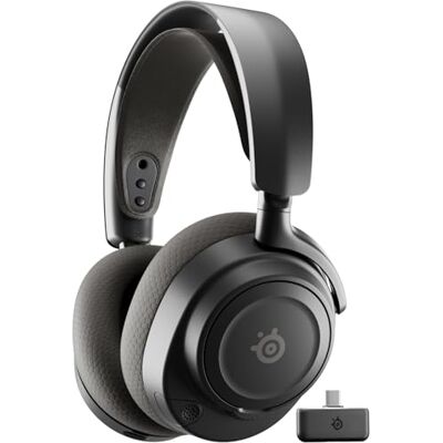 SteelSeries Arctis Nova 7 Wireless Gen 2 do gier -sterowanie aplikacją w czasie rzeczywistym 50H + -przetworniki magnetyczne z magnesem neodymowym -miks 2,4 GHz/Bluetooth PC,PS5, Switch 1/2,mobile SteelSeries Arctis Nova 7 Wireless Gen 2 do gier -sterowanie aplikacją w czasie rzeczywistym 50H + -przetworniki magnetyczne z magnesem neodymowym -miks 2,4 GHz/Bluetooth PC,PS5, Switch 1/2,mobile