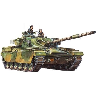 TAMIYA 35068 1:35 Brit. KPz Chieftain Mk.5 (3), zestaw modelarski, plastikowy zestaw do montażu, szczegółowa replika TAMIYA 35068 1:35 Brit. KPz Chieftain Mk.5 (3), zestaw modelarski, plastikowy zestaw do montażu, szczegółowa replika
