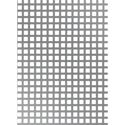 Alberts GAH- 467142 blacha perforowana – kwadratowy otwór, aluminium, w kolorze srebrnym, anodowana, 250 x 500 x 0,8 mm Alberts GAH- 467142 blacha perforowana – kwadratowy otwór, aluminium, w kolorze srebrnym, anodowana, 250 x 500 x 0,8 mm