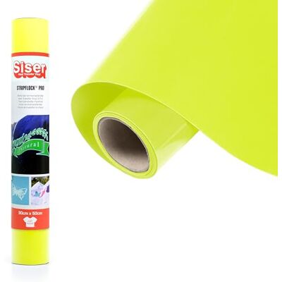 SISER ® Fluo Yellow winyl termotransferowy, 50 x 30 cm SISER ® Fluo Yellow winyl termotransferowy, 50 x 30 cm
