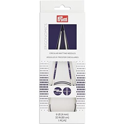 Prym Igła okrągła 82 cm 6, rozmiar 6/4 mm, jeden Prym Igła okrągła 82 cm 6, rozmiar 6/4 mm, jeden