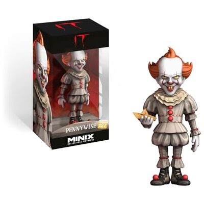 MINIX KOLLEKTYBLE FIGURINY, Figurka kolekcjonerska 12 cm, to Pennywise, kolekcjonerskie przedmioty wystawowe, pomysł na prezent, zabawki dla dzieci i dorosłych, fanów kina (MN16648) MINIX KOLLEKTYBLE FIGURINY, Figurka kolekcjonerska 12 cm, to Pennywise, kolekcjonerskie przedmioty wystawowe, pomysł na prezent, zabawki dla dzieci i dorosłych, fanów kina (MN16648)