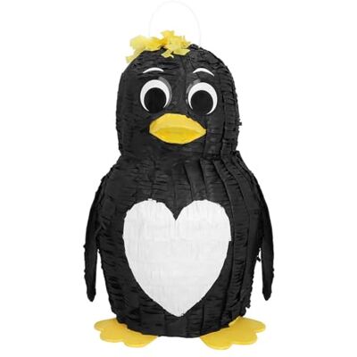 Boland 30986 – pingwin piñata, dekoracja do zawieszenia lub gra towarzyska na urodziny, imprezy tematyczne i karnawał Boland 30986 – pingwin piñata, dekoracja do zawieszenia lub gra towarzyska na urodziny, imprezy tematyczne i karnawał