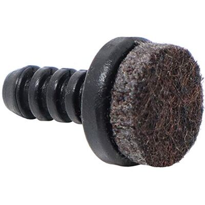 Adsamm INS-R-F-BL-14-4 INS-R-F-BL-14 4 x zatyczki lamelowe z filcu, czarne, Ø 14 mm Adsamm INS-R-F-BL-14-4 INS-R-F-BL-14 4 x zatyczki lamelowe z filcu, czarne, Ø 14 mm