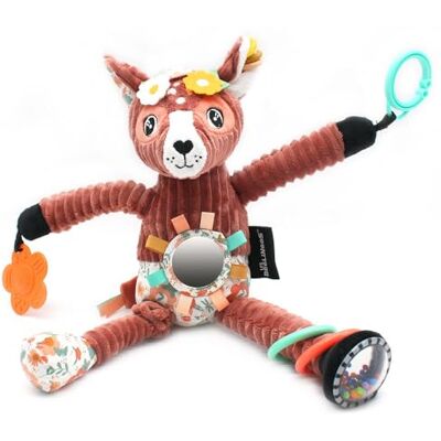 Les Déglingos Les Déglingos Peluche d'activités à suspendre Mélimélos la Biche - miękkie zabawka Les Déglingos Les Déglingos Peluche d'activités à suspendre Mélimélos la Biche - miękkie zabawka