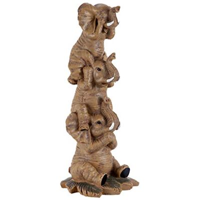 Design Toscano The Hear-No, See-No, Speak-No Evil Elephants: Large Design Toscano The Hear-No, See-No, Speak-No Evil Elephants: Large