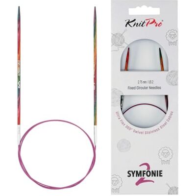 KnitPro Symfonie 2 stałe okrągłe igły 20" (50 cm) 2,75 mm KnitPro Symfonie 2 stałe okrągłe igły 20" (50 cm) 2,75 mm