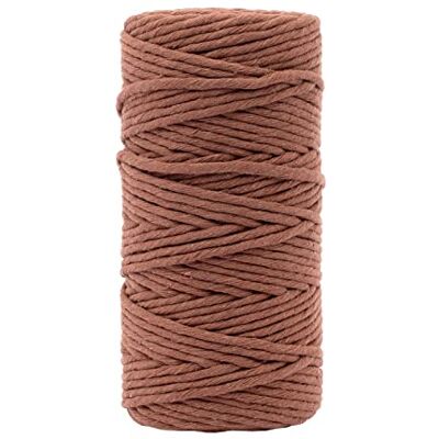 Włóczka do Makramé Vaessen Creative - Brązowa - 3mm x 100m - Włóczka do Makramé Włóczka do Makramé Vaessen Creative - Brązowa - 3mm x 100m - Włóczka do Makramé