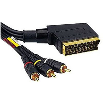 Hama Scart na 3 x cinch (IN/Out) 3 m Hama Scart na 3 x cinch (IN/Out) 3 m