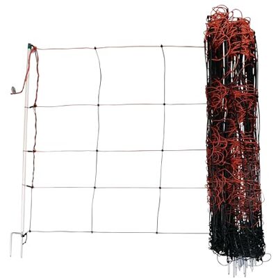 Kerbl Hobbyfarming Siatka do Odstraszania Owiec Titan Light 50 m, Wys. 90 cm, Podwójny Punkt Kerbl Hobbyfarming Siatka do Odstraszania Owiec Titan Light 50 m, Wys. 90 cm, Podwójny Punkt