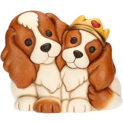 THUN Ceramiczna para psów Cavalier King THUN Ceramiczna para psów Cavalier King