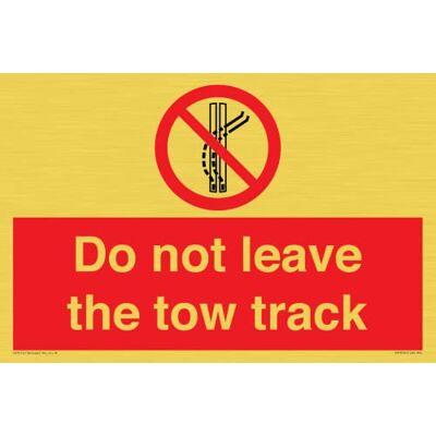 Viking 'Do not leave the hol' znak 300 x 200 mm A4L Viking 'Do not leave the hol' znak 300 x 200 mm A4L